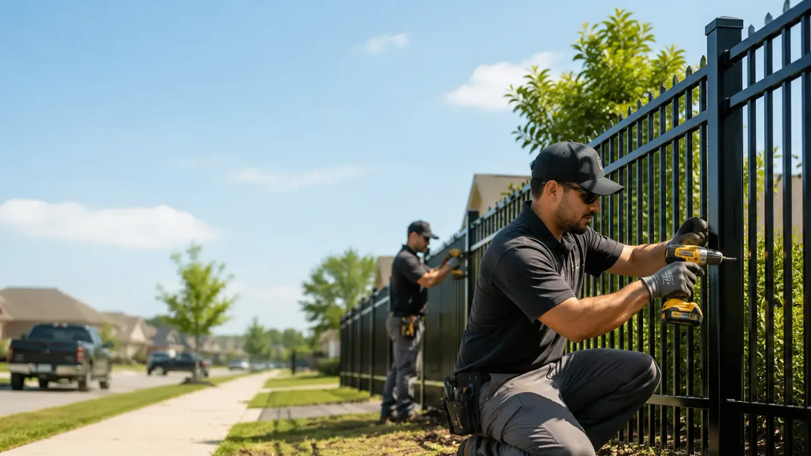 Metal Fence Installation in Call, TX